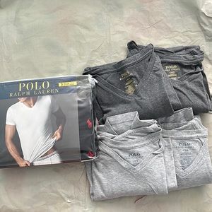 Polo Ralph Lauren Slim Fit V Neck T Shirts Size Men’s Large